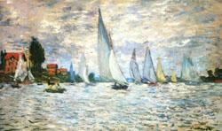 Claude Monet The Barks Regatta at Argenteuil Germany oil painting art